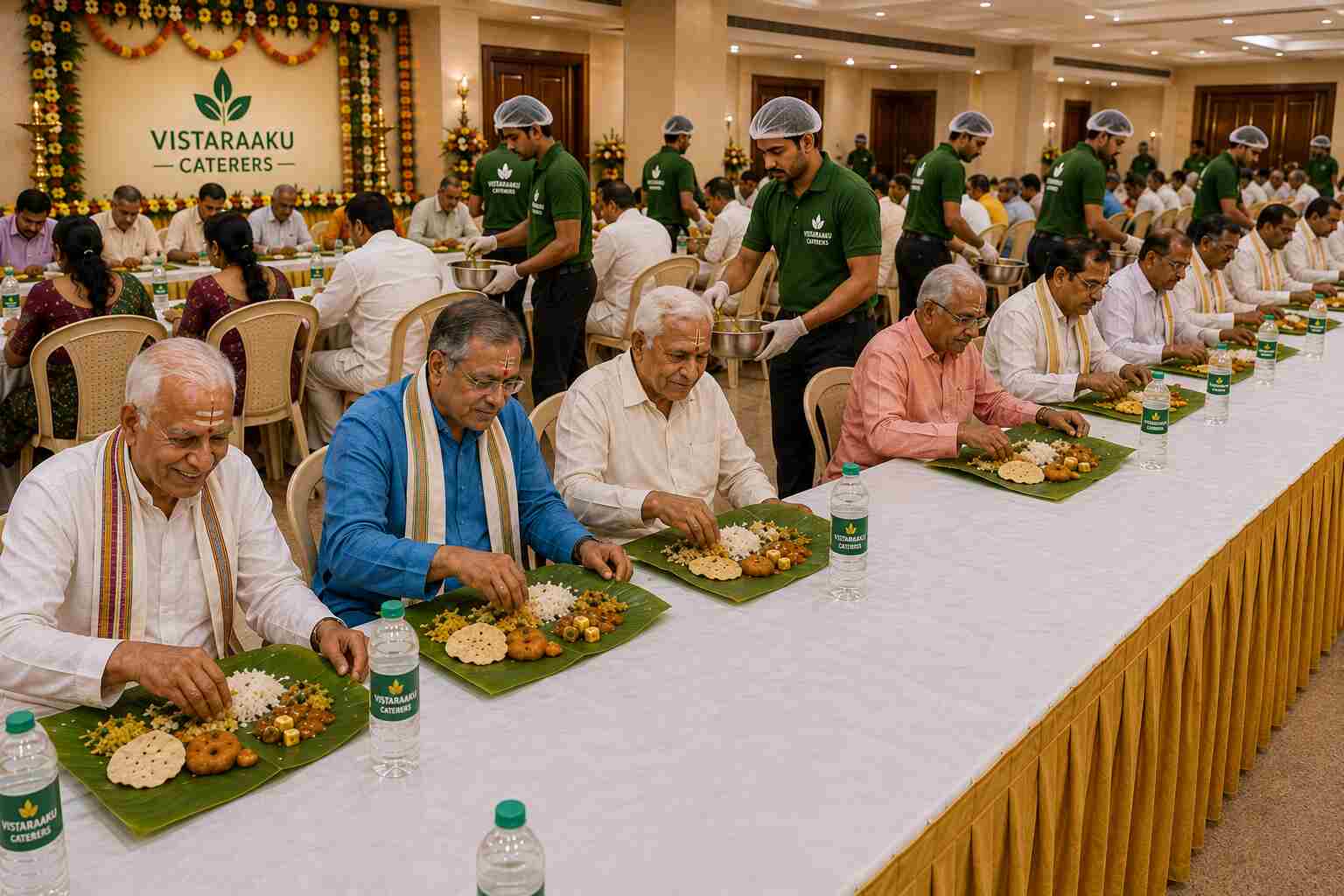 Traditional Brahmin catering service in Hyderabad by Vistaraaku Caterers