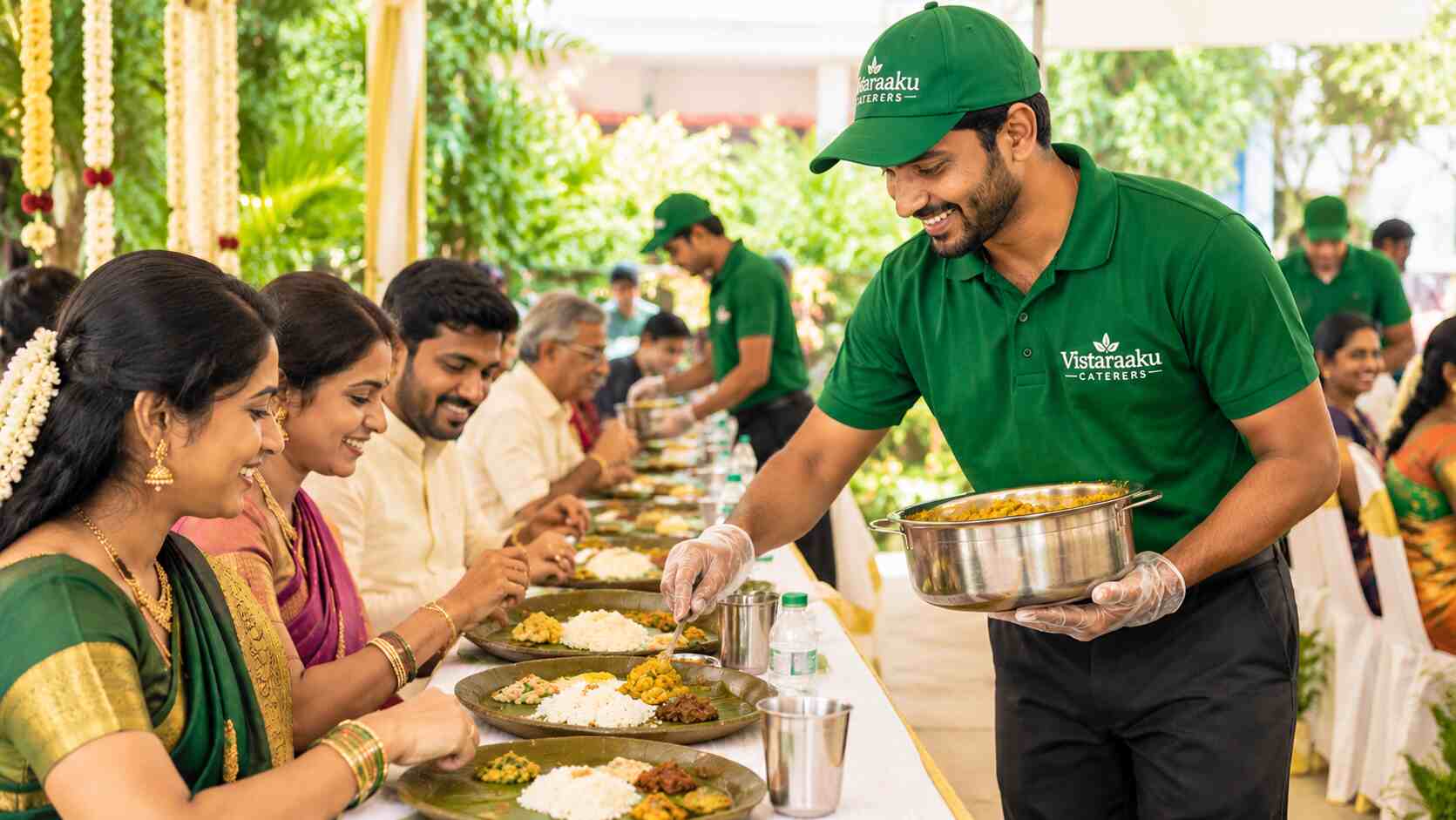 Best Food Catering Services in Hyderabad by Vistaraaku Caterers